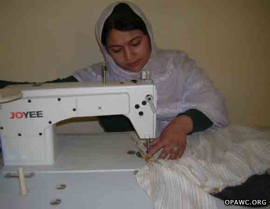 Handicraft student of OPAWC