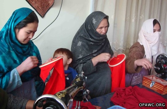 Handicraft student of OPAWC